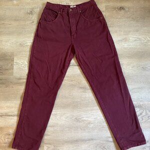 French Dressing Maroon Jeans